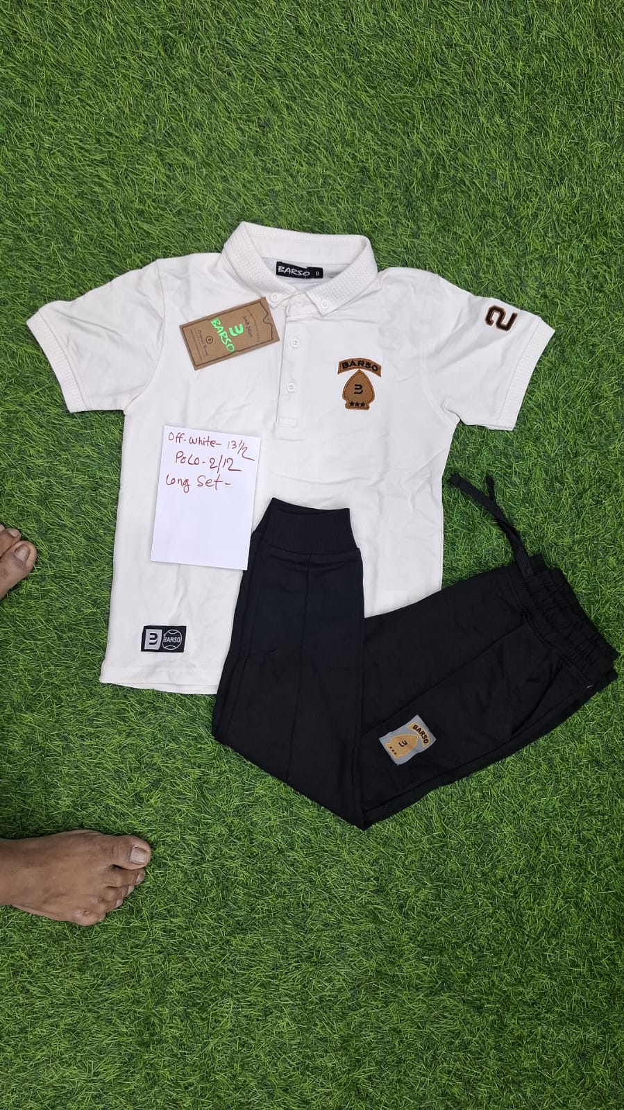 BARSO AIR BONY KIDS LONG POLO SET TURKY